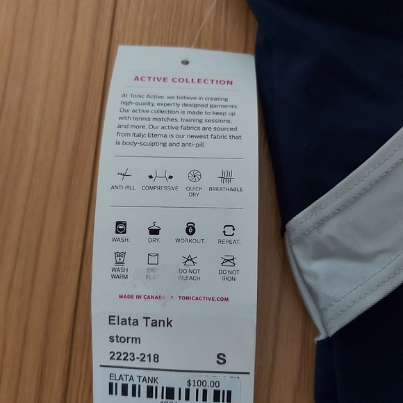 Tonic Elata tank - Picture 3 of 3